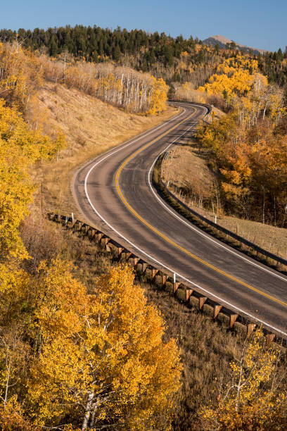 Colorado Highway 133, McClure Pass 8,755 feet stock photo