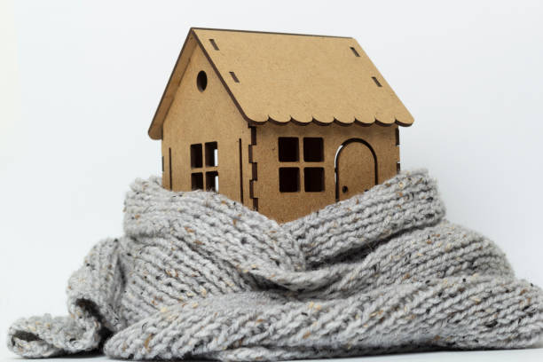 istock The concept of warming the house from the cold. Heating. 1366468410