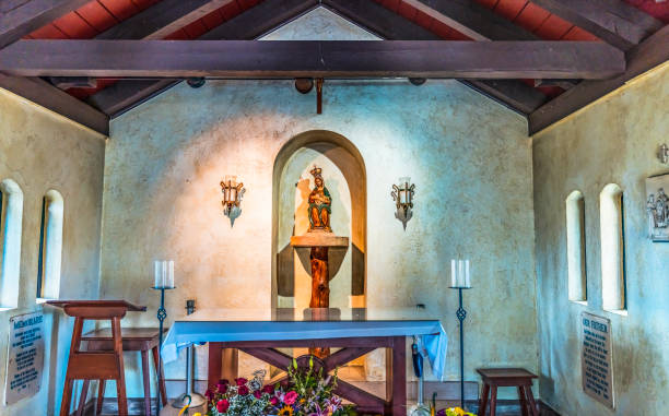 santuario nuestra señora leche misión nombre dios san agustín florida - saint augustine cathedral fotografías e imágenes de stock