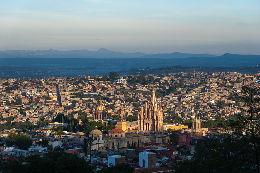 San Miguel de Allende is a small colonial town in the Bajo mountains of central Mexico, about 170 miles northwest of Mexico City. Founded as \