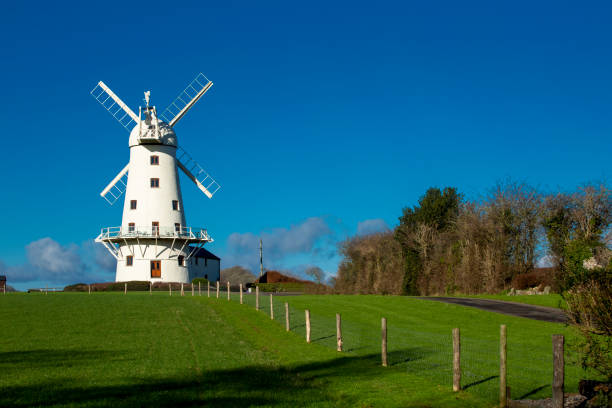 istock Llancayo windmill in South Wales 1366481146