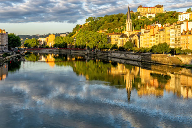 istock Saint George's footbridge in Lyon 1366481897