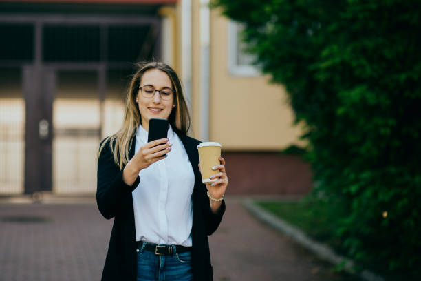 istock Business woman going to work 1366482985