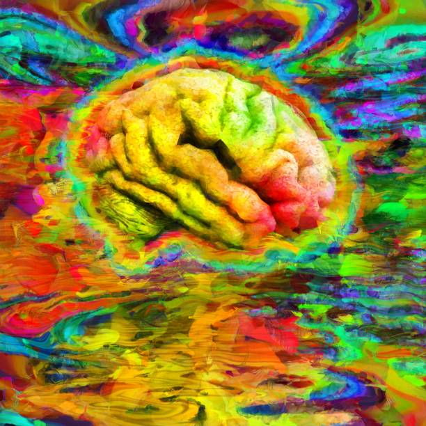 istock Acid brain painting 1366483357