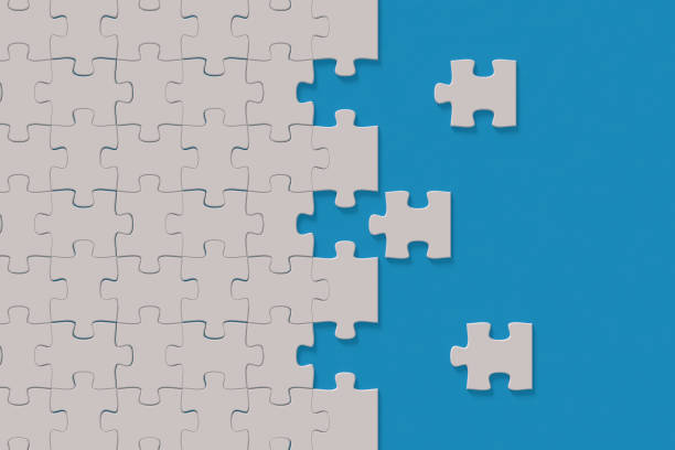 istock Jigsaw puzzle pieces, business, individuality 1366484463