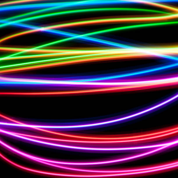 istock speed of colorful LED lights 136648693