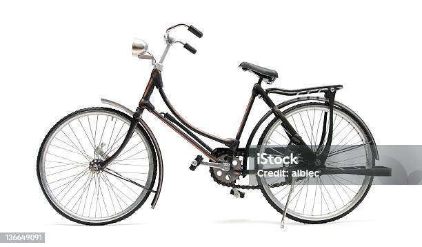 Old Bike Stock Photo - Download Image Now - Bicycle, Black Color, Cycling