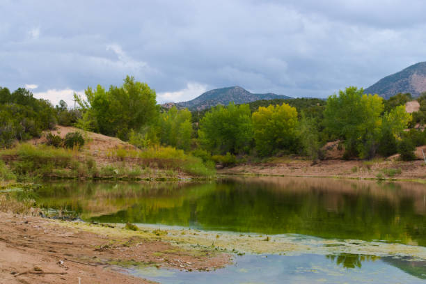 istock The Reflection of Mountains on the Lake. 1366491036