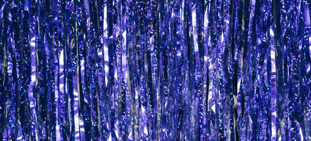istock Glitter violet background with trendy very peri colors 1366493148
