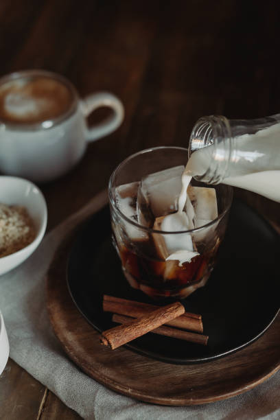 istock Iced Brown Sugar Oat Milk Latte Ingredients. 1366494144