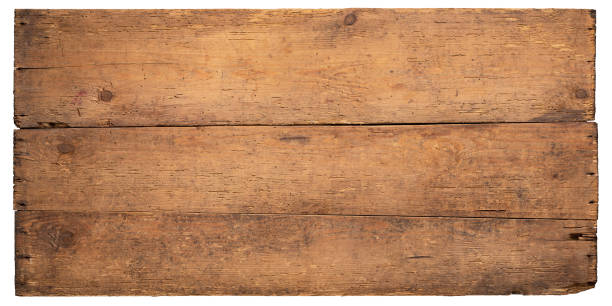 istock old table isolated on white background, top view. wood texture 1366496885