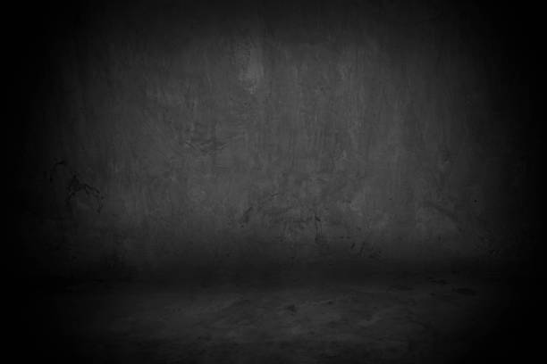 istock Old wall texture cement dark black gray  background abstract grey color design are light with white gradient background. 1366497940