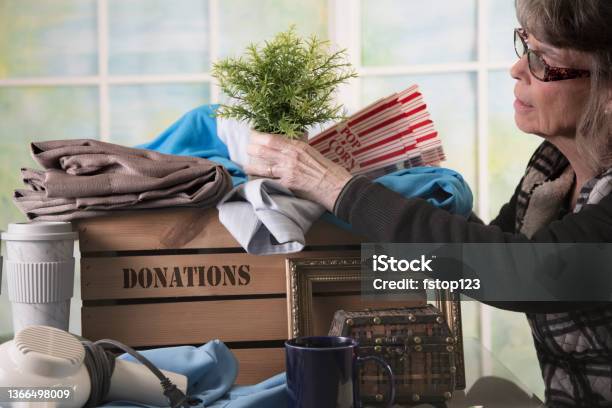 Lv Prepping Donations Decluttering Disaster Relief Stock Photo - Download Image Now