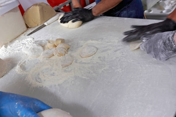 istock Street food: preparation of the guioza 1366498943