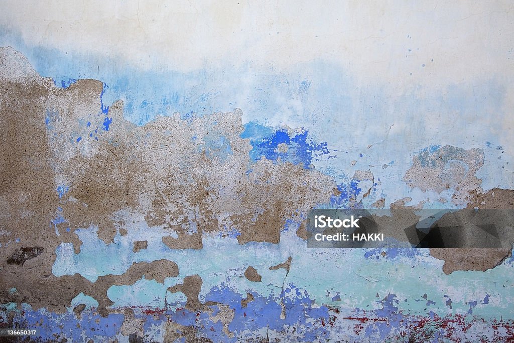 dirty parede azul - Foto de stock de Abstrato royalty-free
