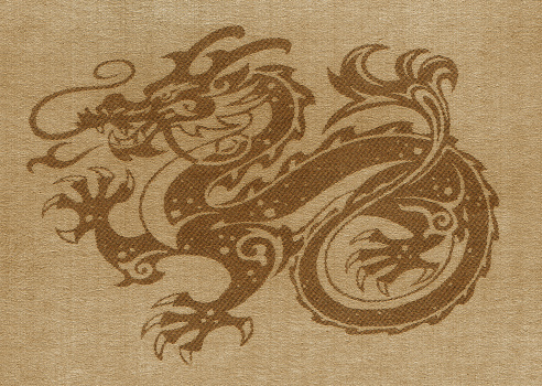 chinese dragon background, 2012 is the year of dragon.