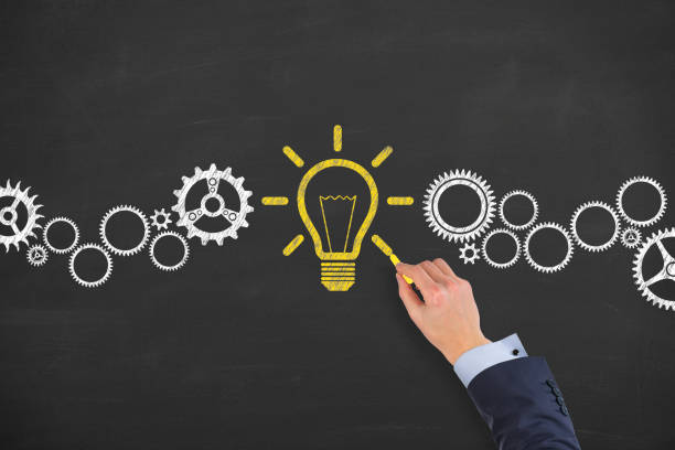 istock New idea concepts with light bulbs on a chalkboard background 1366508011