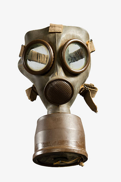 istock Vintage Gas Mask Isolated on White Background 136650865