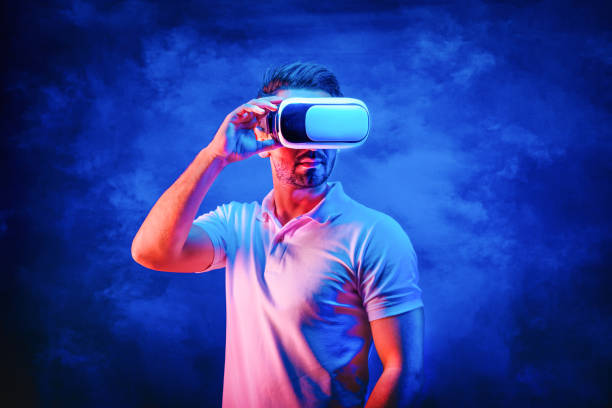 istock man with 3D vr glasses in concept of metaverse in cyberspace 1366509076