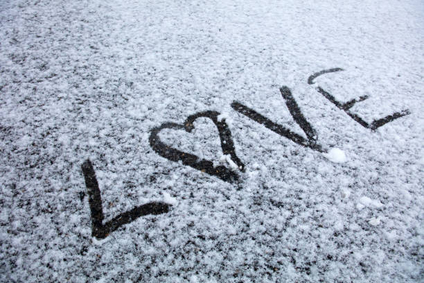 istock I Love You on Snow 1366512962