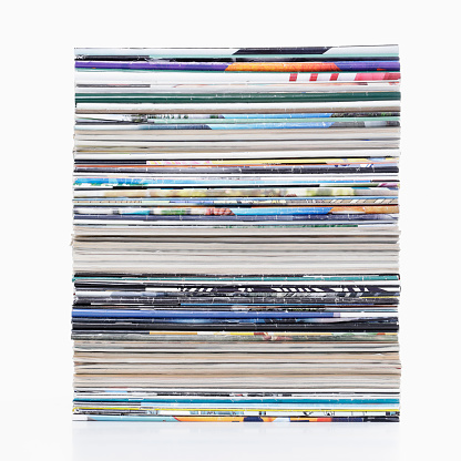 Stack of magazines