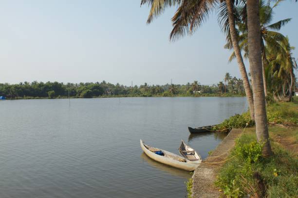 istock small open boats moored near lake shore 1366529712
