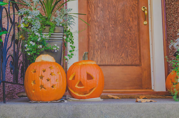 istock Pumpkins for Halloween in Vancouver 1366530606