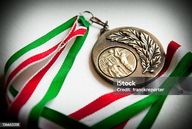 Bronze Medal Of Volley Festival Match Stock Photo - Download Image Now - Bronze - Alloy, Bronze Medal, Medal