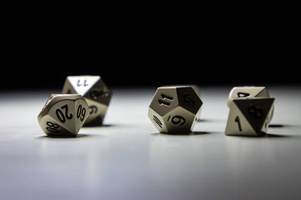 istock Mysterious fantasy role playing game dice 1366535375