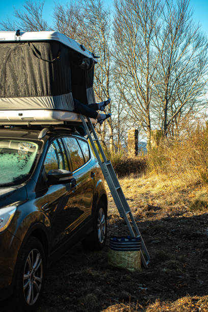 Rooftop Tent stock photo