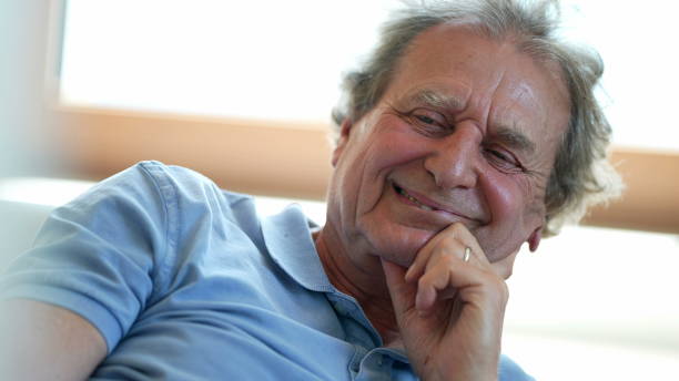 istock Portrait senior older man person in 70s 1366538986