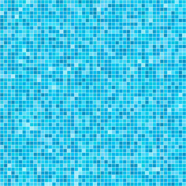 istock Swimming pool tiles abstract wallpaper 1366547436