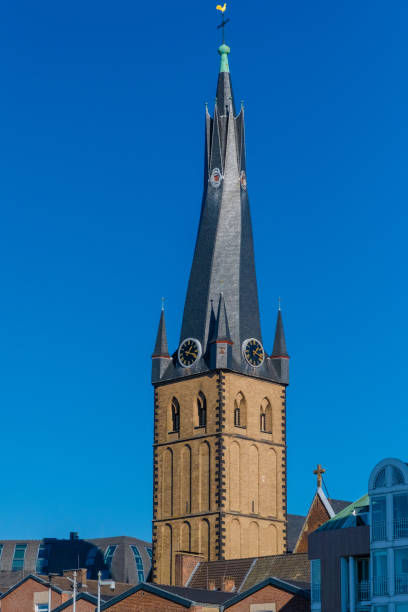istock Dusseldorf city on Rhein river 1366554013