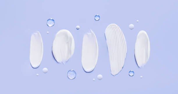 istock cosmetic smears cream texture on pastel background 1366554300