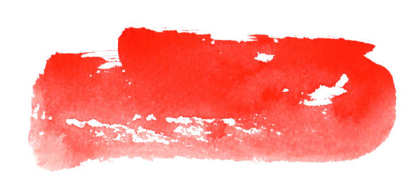 istock Red watercolor abstract background for text or logo 1366555185