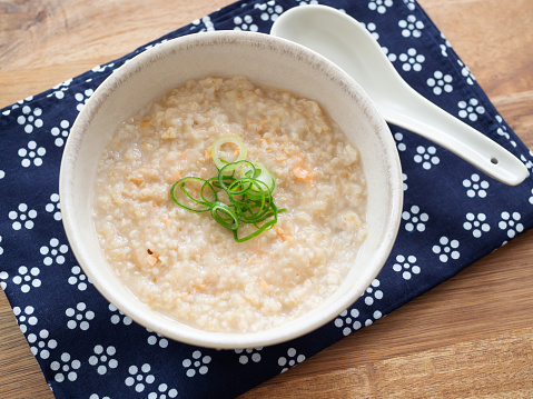 Japanese salmon oatmeal Porridge