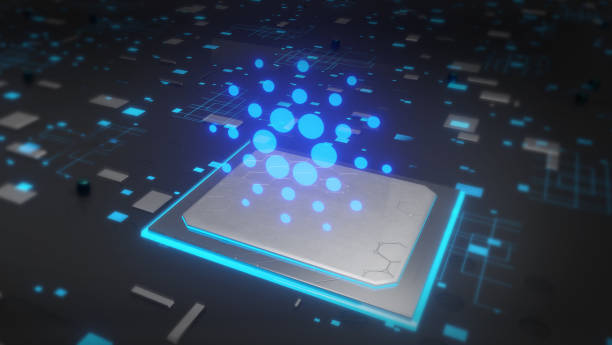 istock Digital Finance Technology Cardano ADA hologram effect 1366571750