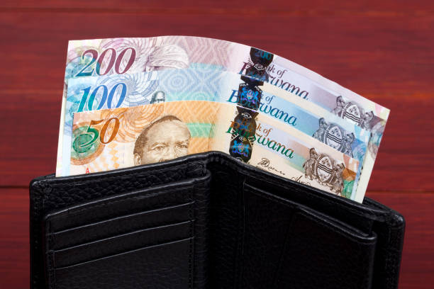 istock Botswana money in the black wallet 1366573458
