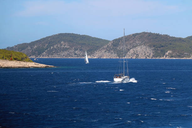 istock Sailing Boat and Adriatic Sea 1366577894