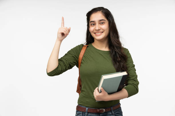 istock university student in white background, stock photo 1366580754