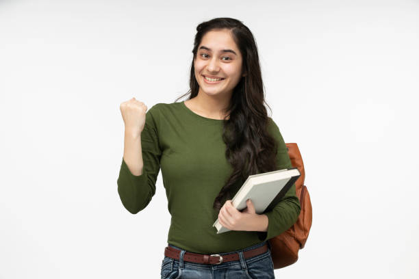 istock university student in white background, stock photo 1366581025