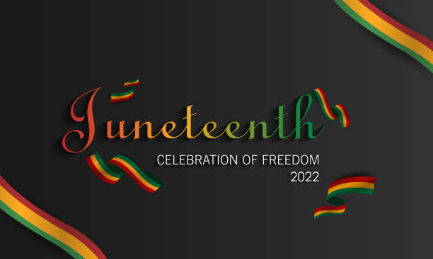 Juneteenth Freedom Day. June 19 2022 African American Liberation Day. Black, red and green. Vector Juneteenth Freedom Day. June 19 2022 African American Liberation Day. Black, red and green. Vector exhibition place toronto stock illustrations