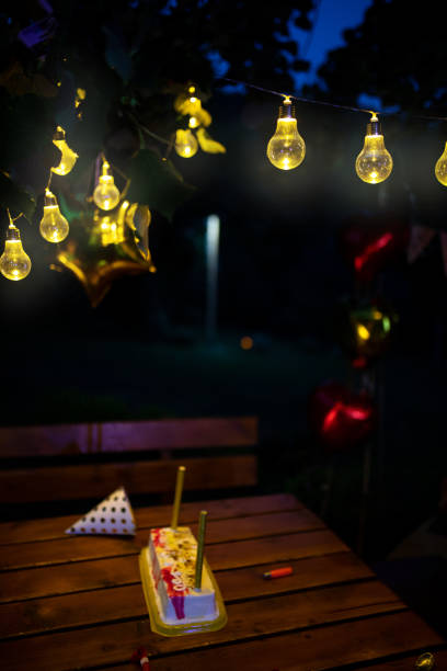 istock Ready for birthday celebration in the backyard 1366584785