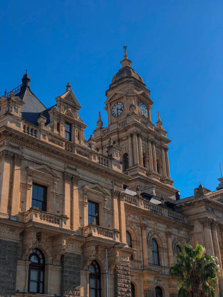 Closeup of the Nelson Mandela cathedral building.