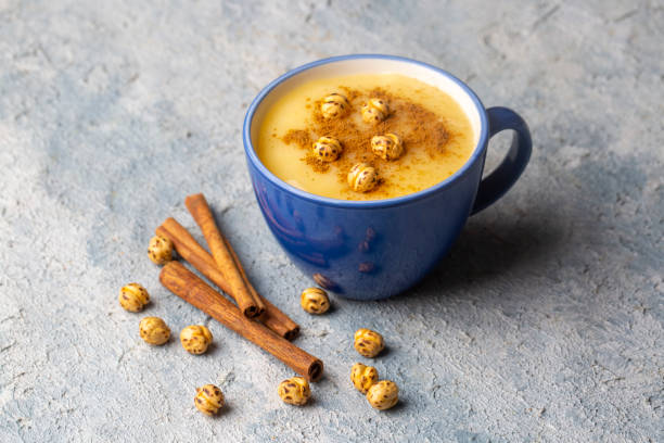 istock Boza or Bosa, traditional Turkish drink with roasted chickpea 1366588384