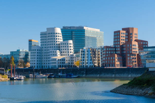 istock Dusseldorf city on Rhein river 1366589165