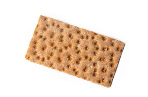 istock Rye crispbread isolated on a white background. 1366589858