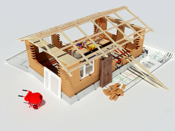 istock Model of a house 1366593071