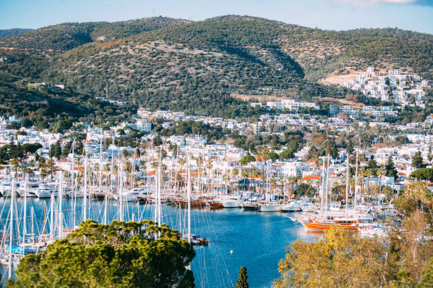 istock Beautiful Aegean Town Bodrum 1366593495