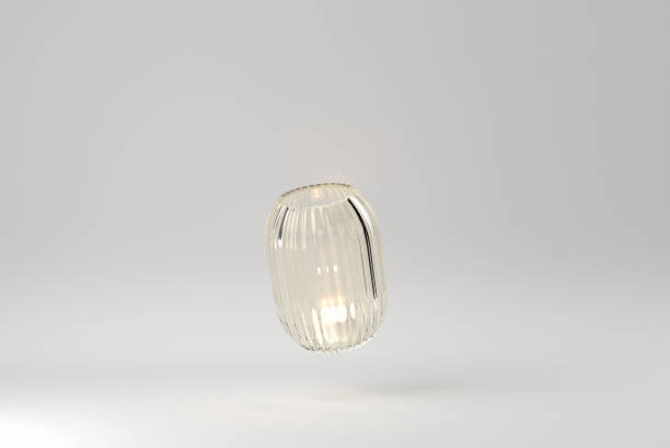 istock luxury lighting aromatic scent candle on white background to creat romantic and relax ambient. minimal concept. 3D render. 1366598916